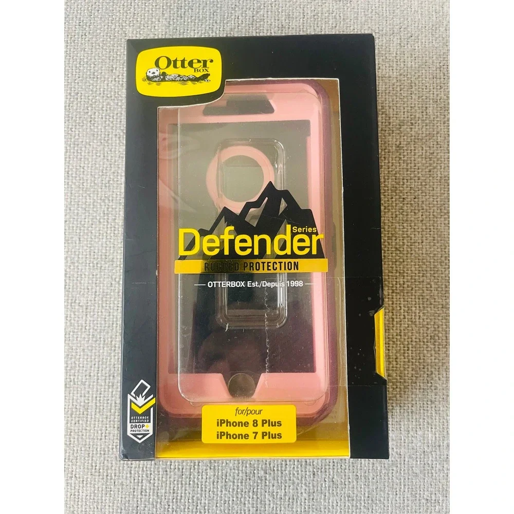 OtterBox Defender Series Case for iPhone 8 Plus 7 Plus Pink Purple 77-53909